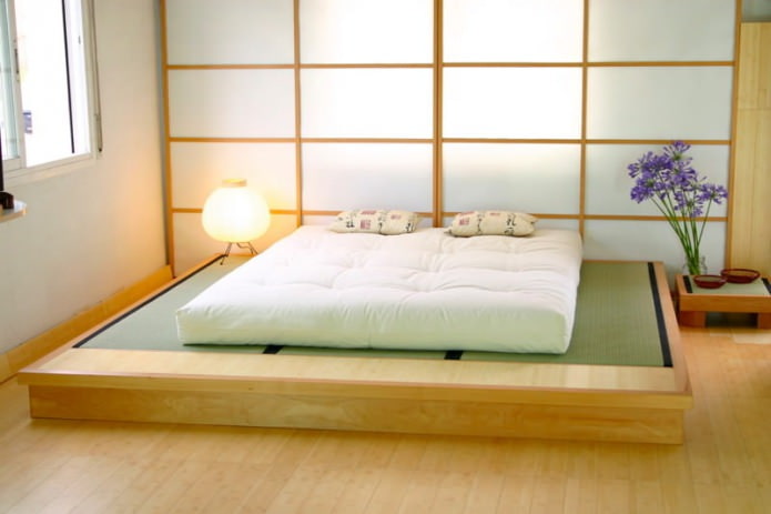 lampa podłogowa w stylu japońskim