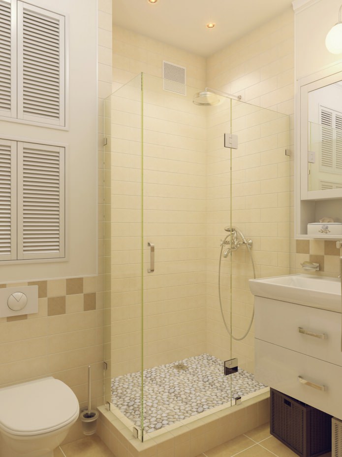 Bany amb dutxa de 3,5 quadrats. m