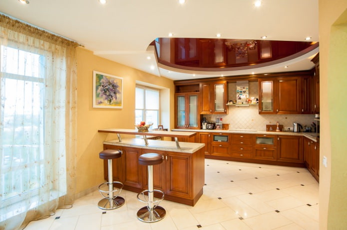 podwieszany sufit w kuchni