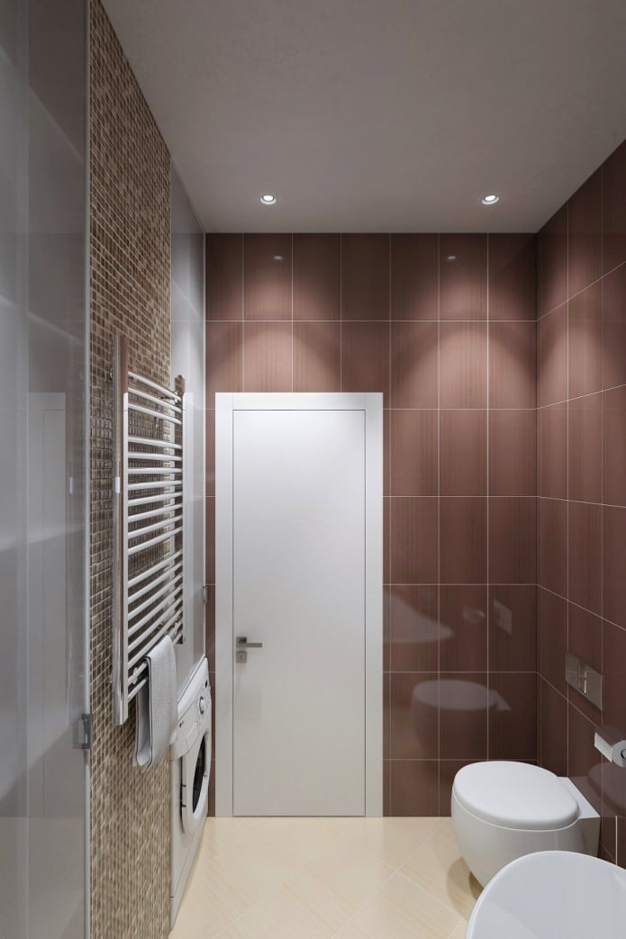 vonios kambarys projektuojant 2 kambarių butą