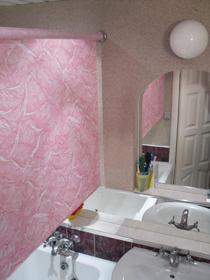 rullo žalūzijas vannas istabai