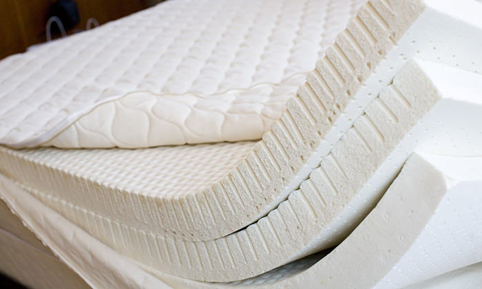 Latex filler for orthopedic mattress