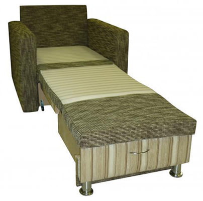 Izvelkama krēsla gulta