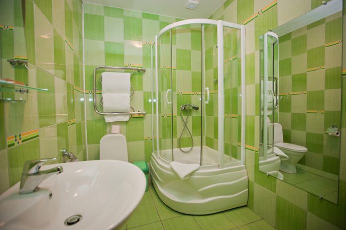 πράσινο μπάνιο