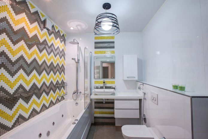 intérieur de salle de bain de style moderne