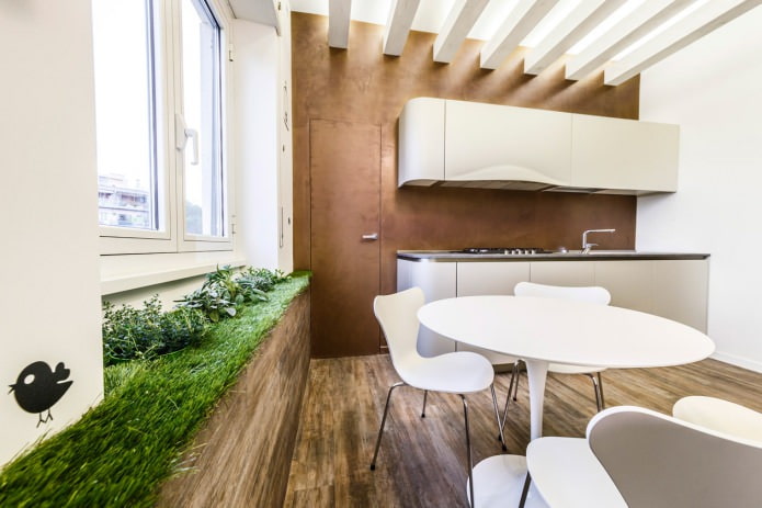 cozinha de estilo ecológico