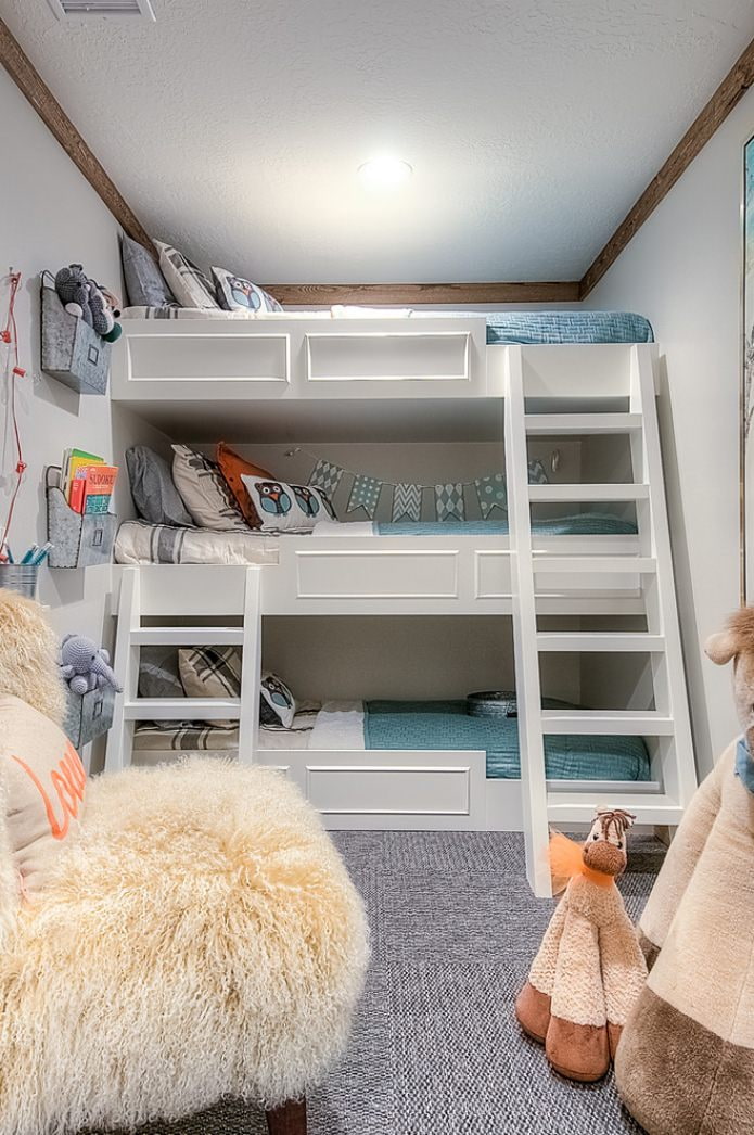 chambre enfant avec lit superposé