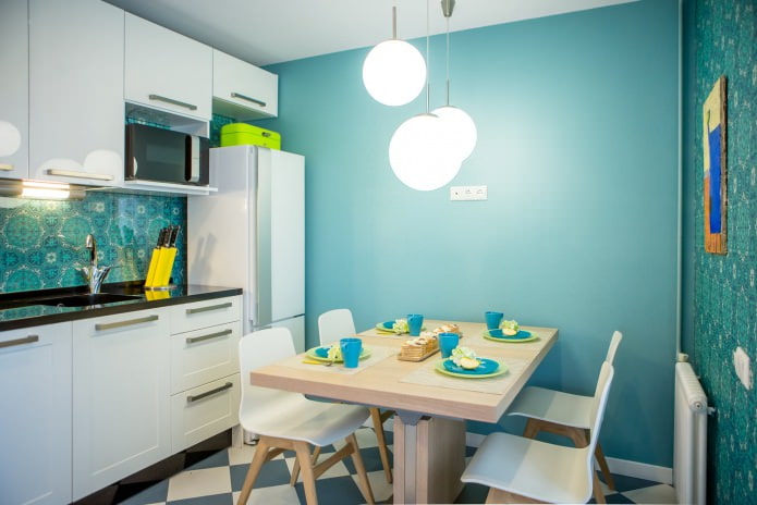 cozinha azul