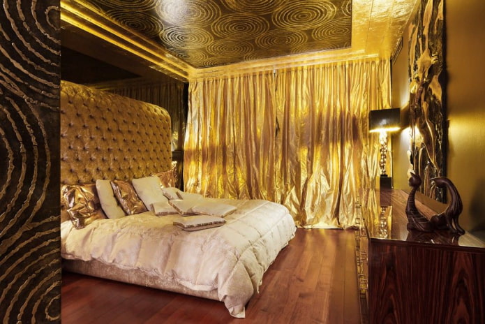 intérieur de la chambre dorée