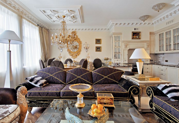 Barokní obývací pokoj