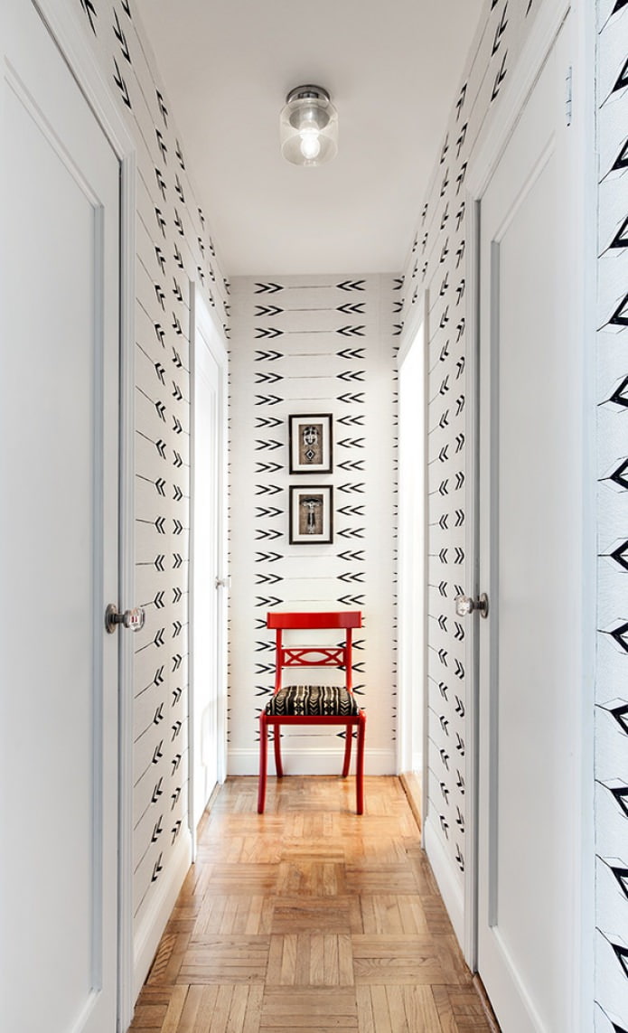 couloir étroit dans le style du minimalisme