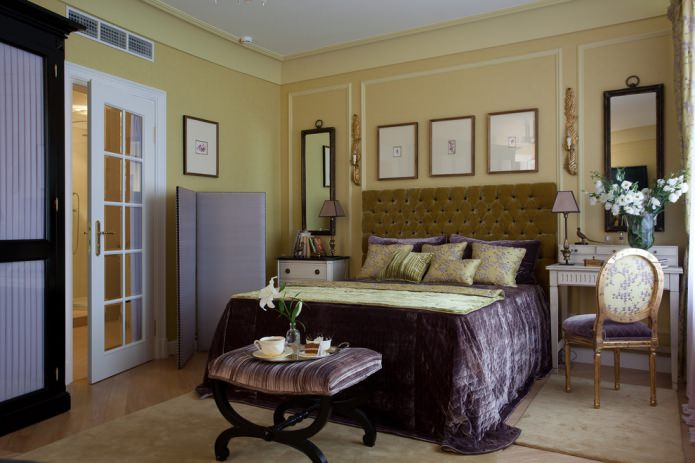 dekor spavaće sobe u američkom stilu