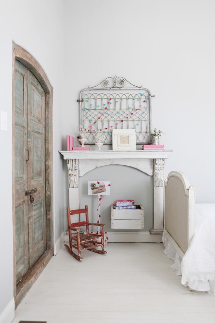 interiør i en barnjente i provence-stil