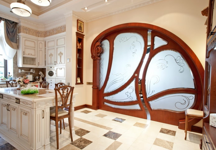 Art Nouveau virtuvė