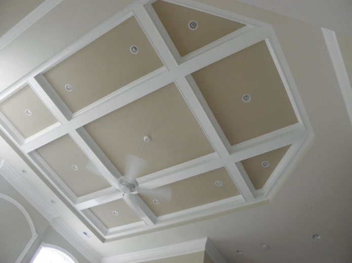 plafond en plaques de plâtre