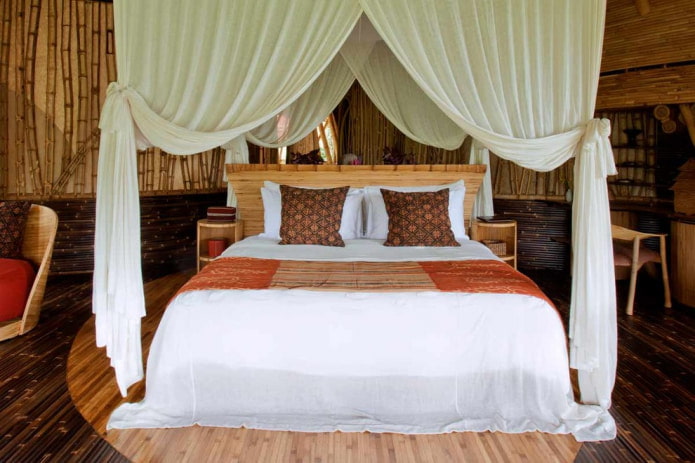 Ethnic style in the bedroom