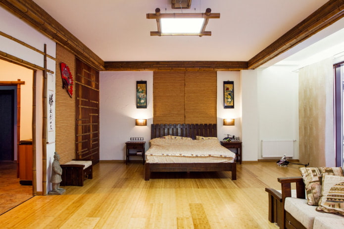Interior gaya bilik tidur Jepun