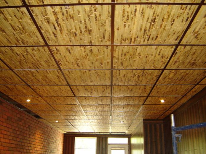таван от бамбук