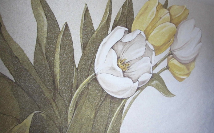 dessin sur tulipes
