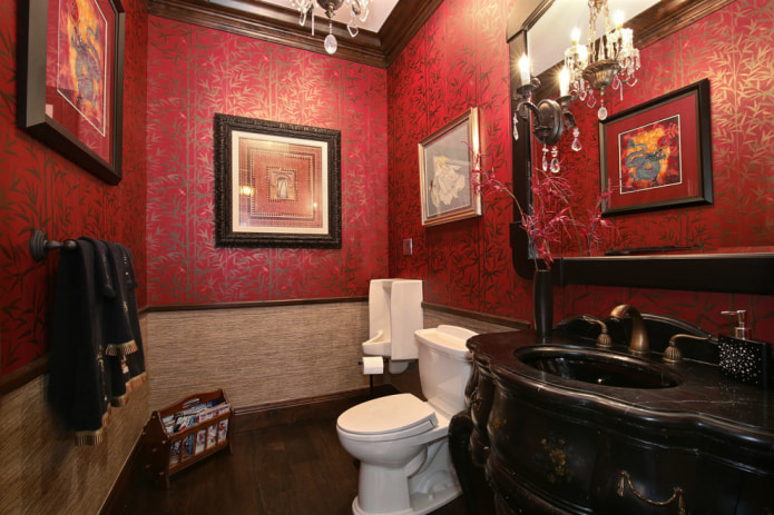 orientalny styl w łazience