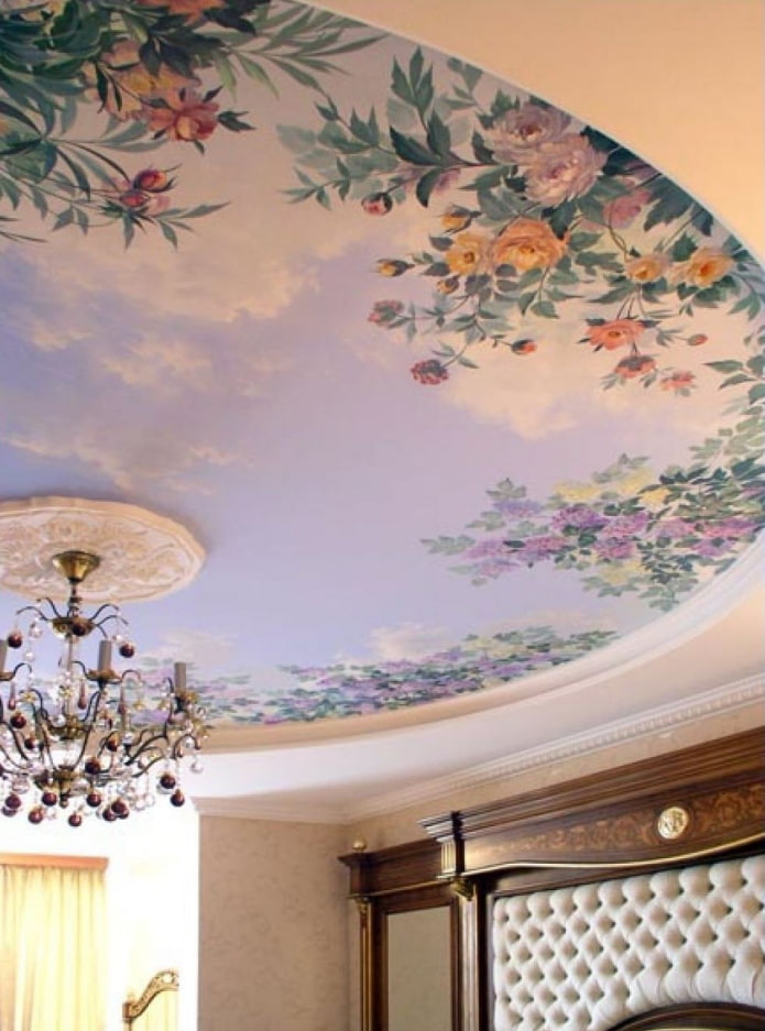 mural interior ceiling wallpaper