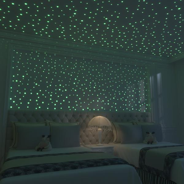 ceiling with luminous stars