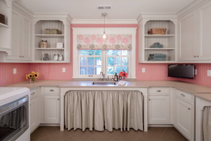 fons de pantalla rosa a la cuina