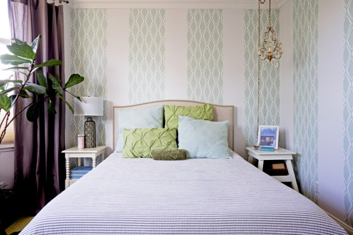 simplex paper wallpaper in the bedroom