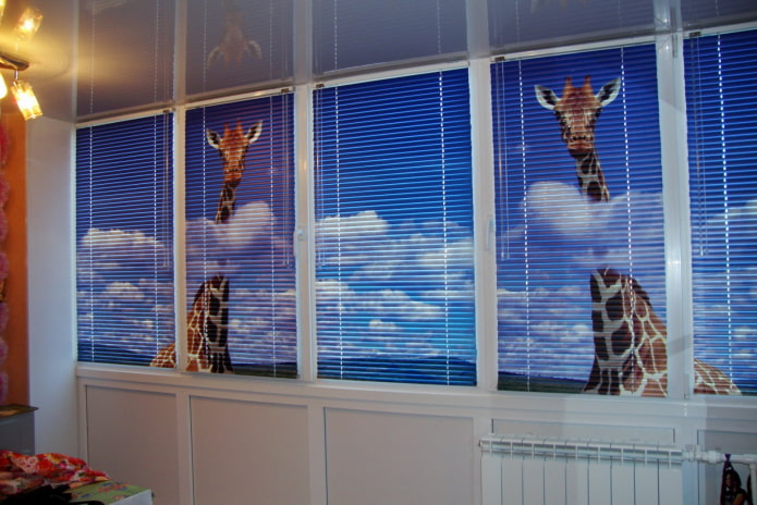 3d giraffe blinds