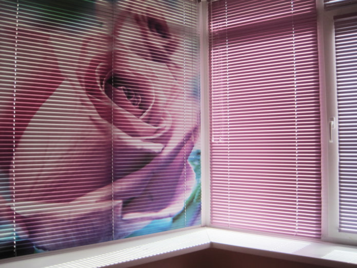 3d rose blinds