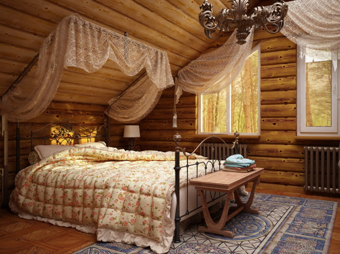 country style bedroom pelmets