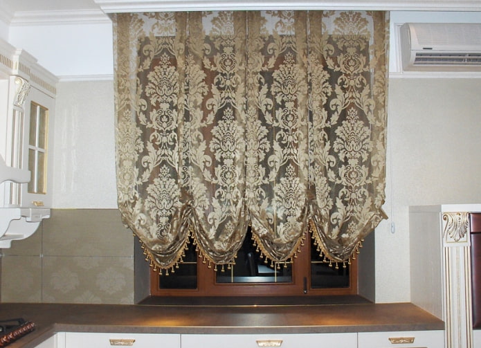 guipure austrian curtains