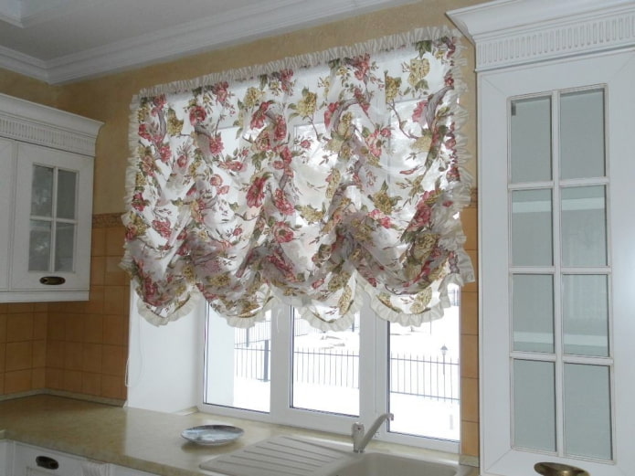 french floral curtains