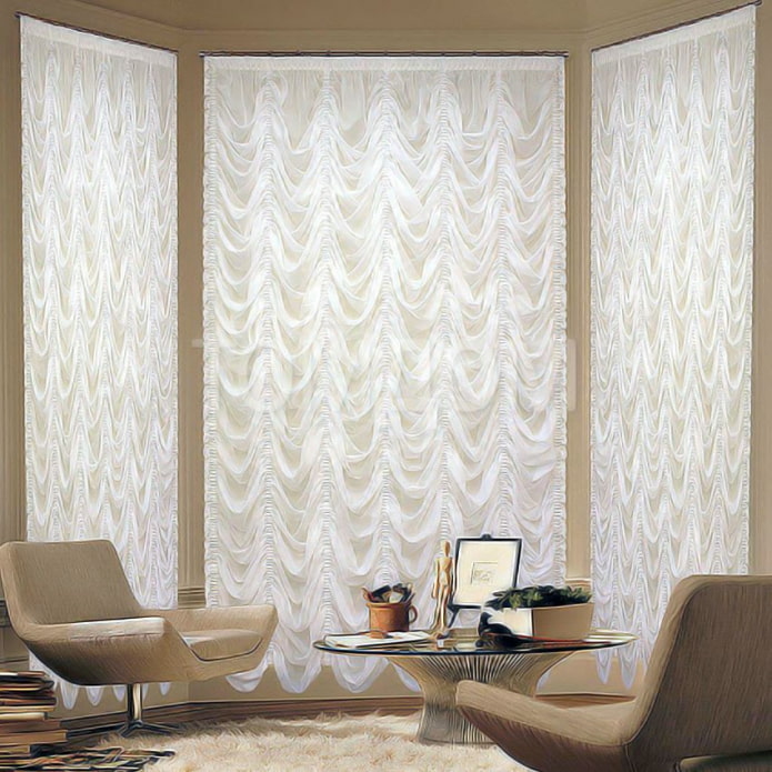 cortinas de marquesa en un estilo moderno
