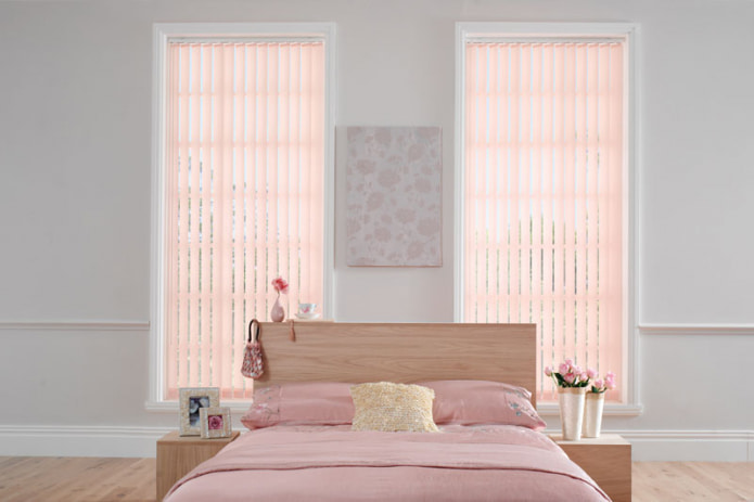 cortinas cor de rosa