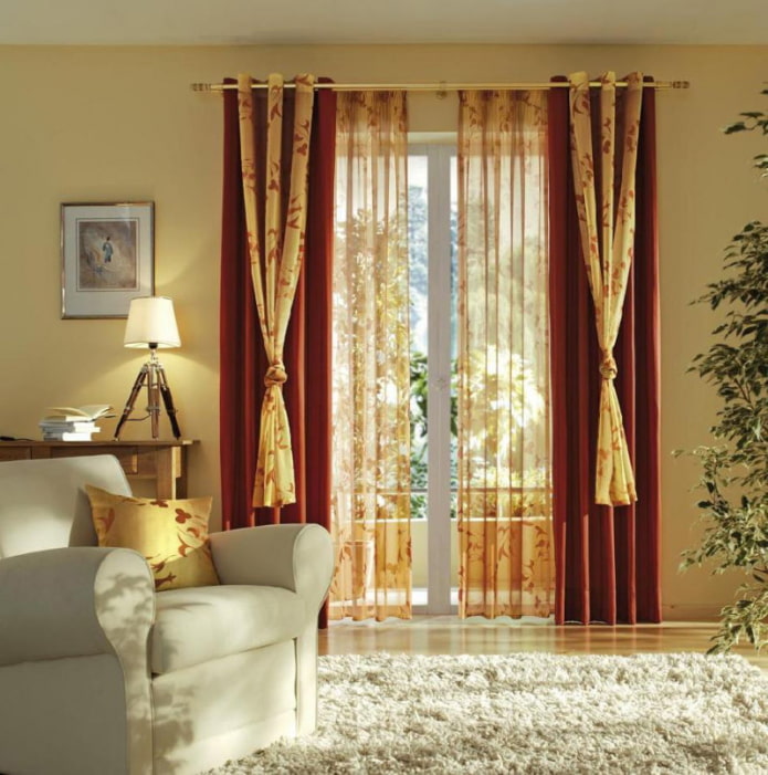 knotted curtain decor