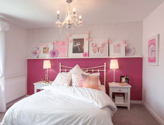 camera da letto rosa