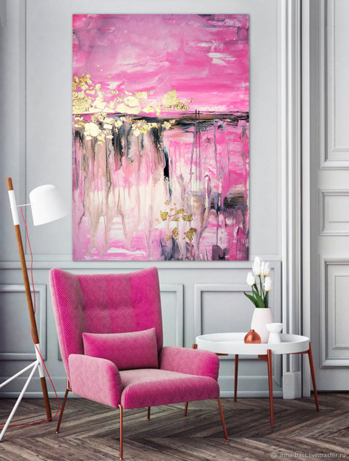 pintura rosa