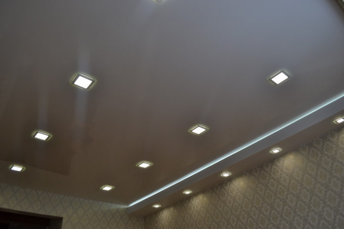 soaring satin ceiling structure