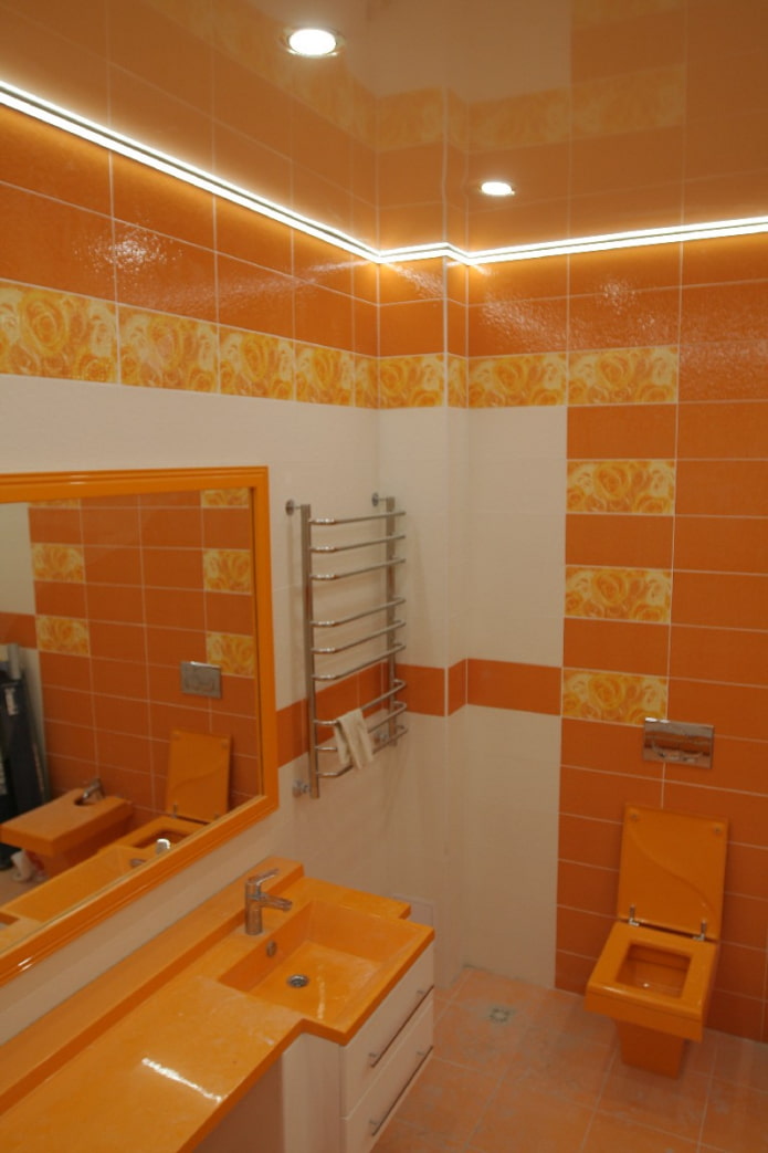 hochfliegendes Design im Badezimmer