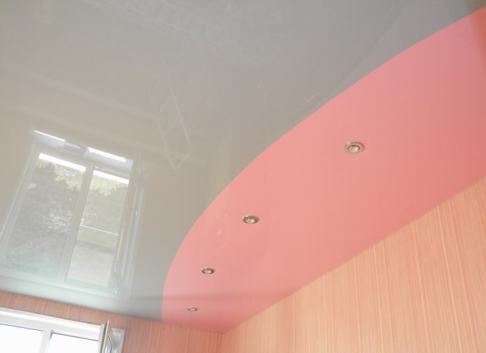 single-level ceiling construction
