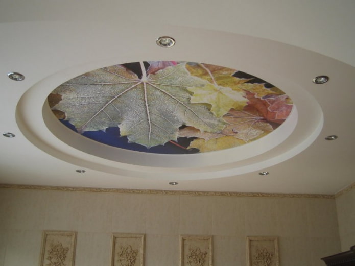 drywall construction with photo printing