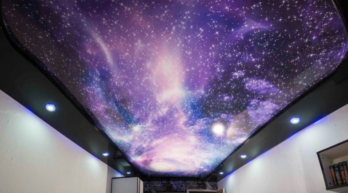 Image de l'espace au plafond