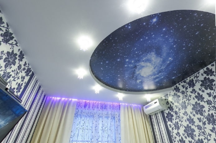 two-tier tensile structure starry sky