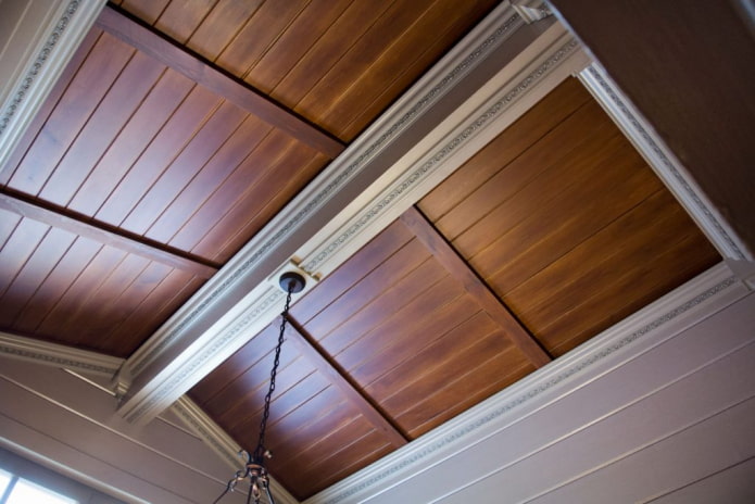 square-shaped ceiling lining