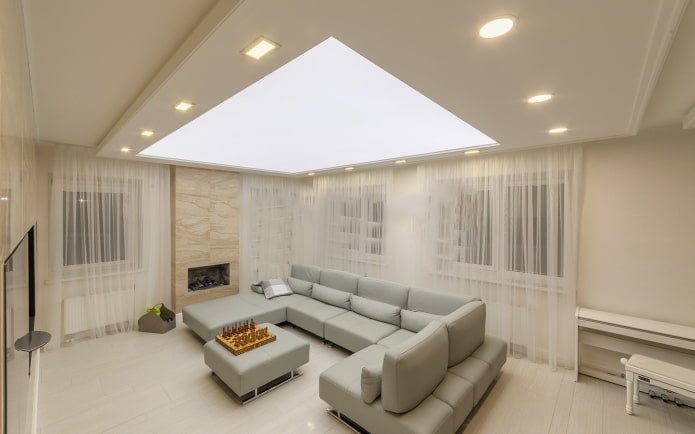 translucent ceiling structure