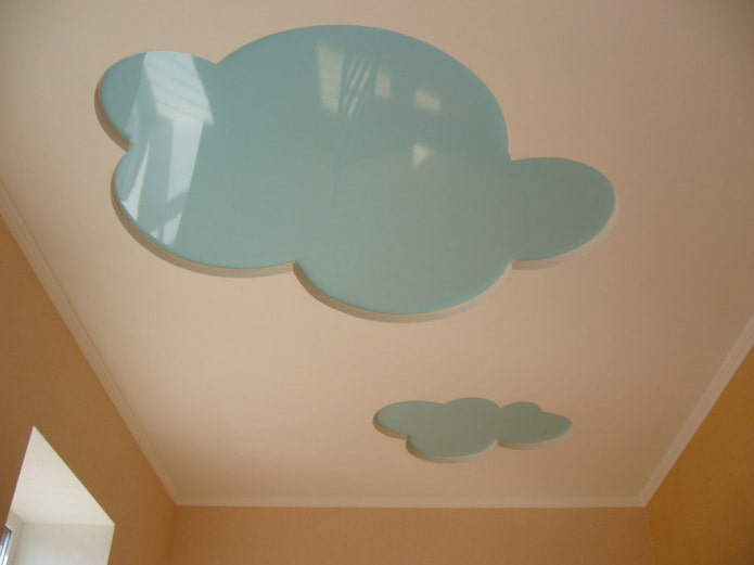 plafond en forme de nuage