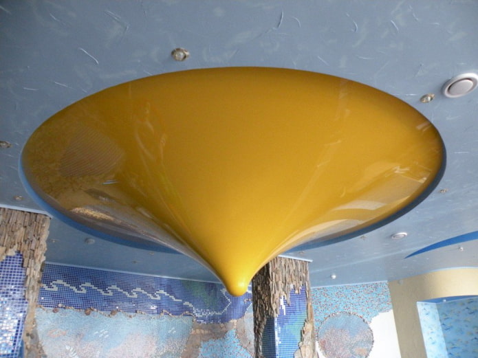 plafond en forme de cône