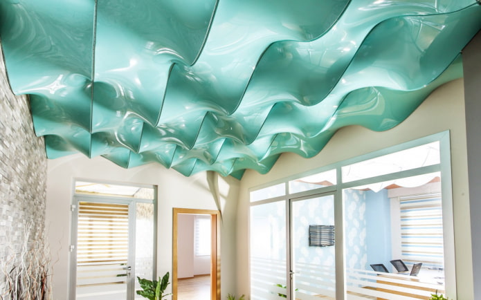 wave shaped ceiling design