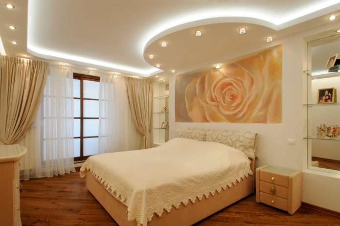 thiết kế trần nhà trong phòng ngủ